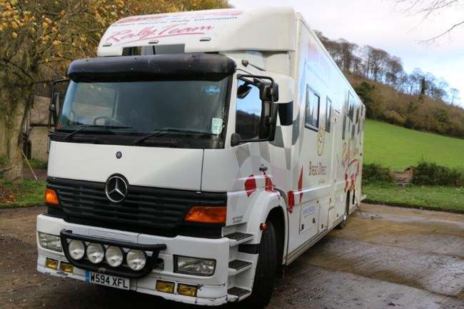 2000 Mercedes Rally Transporter/Motorhome-Auction Lot