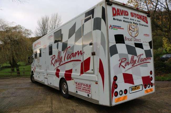 2000 Mercedes Rally Transporter/Motorhome-Auction Lot
