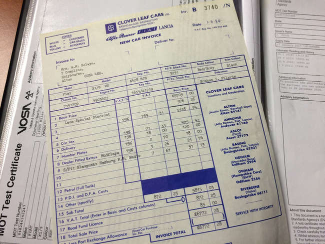 1984 Fiat Bertone X1/9 1500 VS-Sold