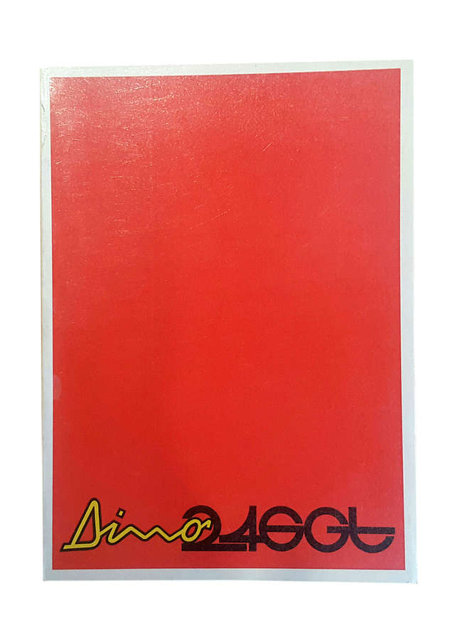 Ferrari Dino 246 GT Handbook-Sold