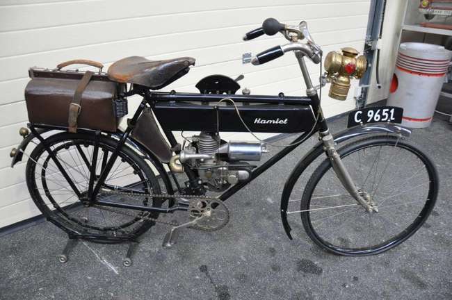 1919 Hamlet.  Early Danish Motorcycle.-Auction Lot