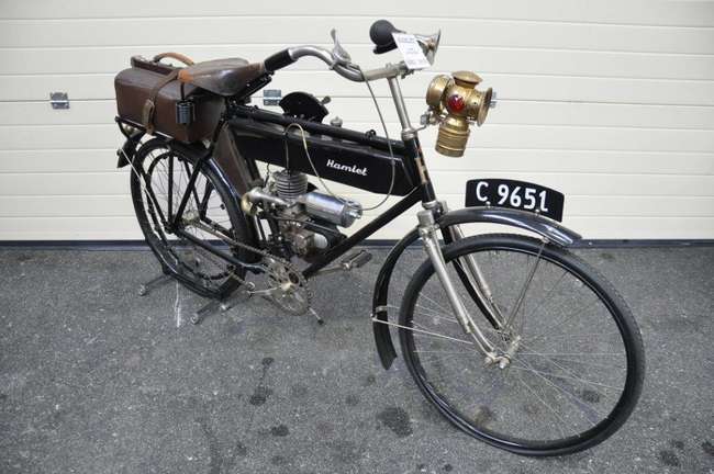 1919 Hamlet.  Early Danish Motorcycle.-Auction Lot