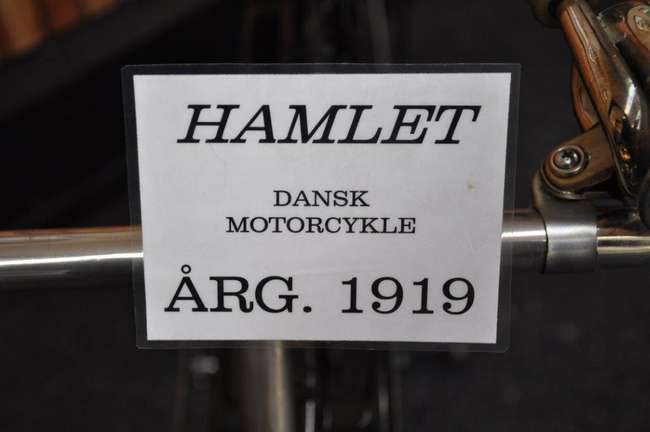 1919 Hamlet.  Early Danish Motorcycle.-Auction Lot