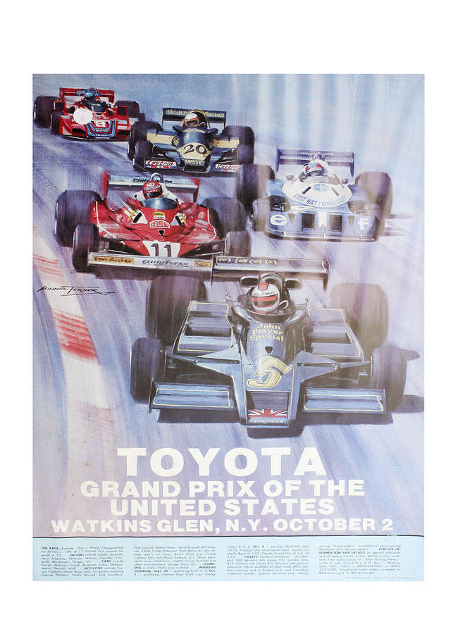 Watkins Glen Race Prints-Auction Lot