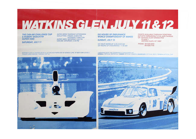 Watkins Glen Race Prints-Auction Lot