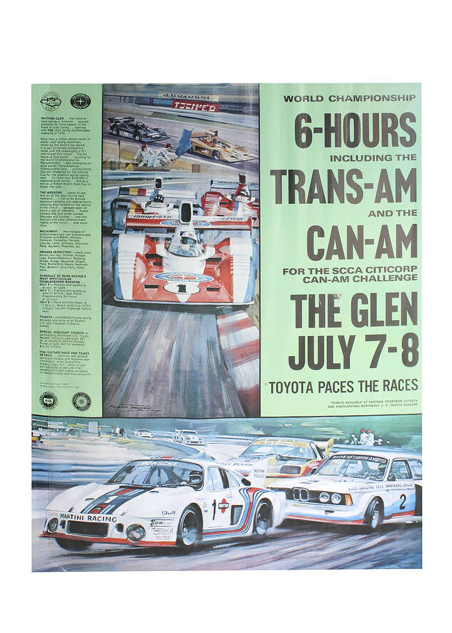 Watkins Glen Race Prints-Auction Lot