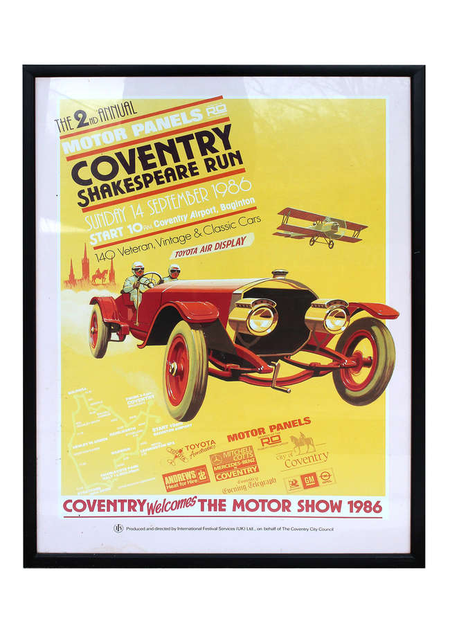 Coventry Shakespeare Run Posters-Sold