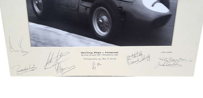 Sir Stirling Moss & Maserati 250F-Sold
