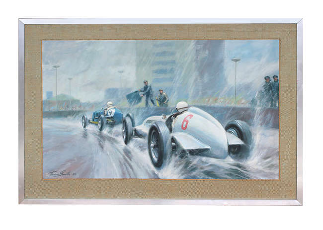 Mercedes Benz W196 Painting-Sold