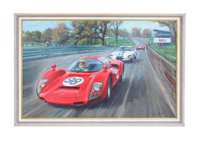 Porsche 906 Painting-Sold