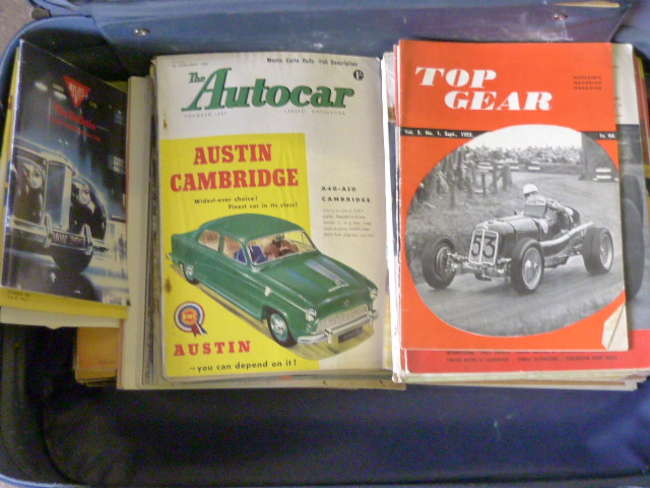 A Selection of Motoring Magazines-Auction Lot