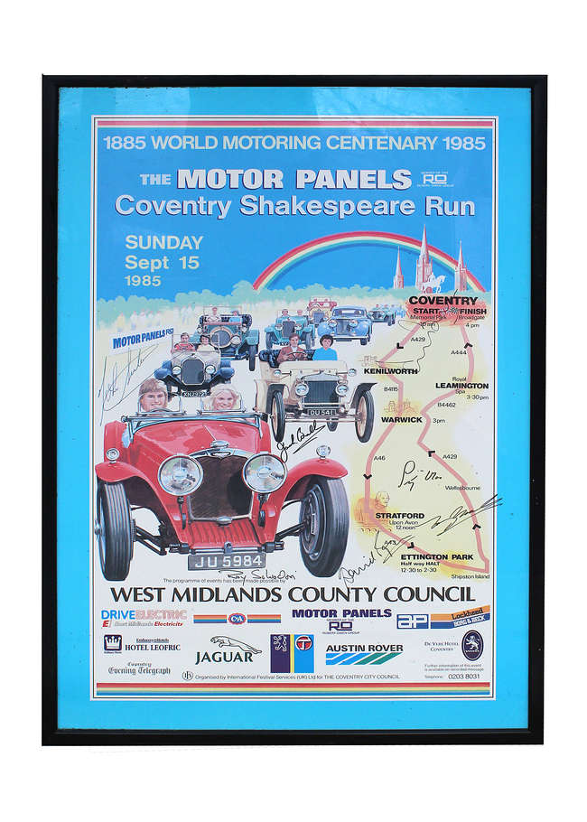 World Motoring Centenary Posters-Sold