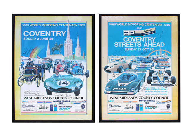 World Motoring Centenary Posters-Sold