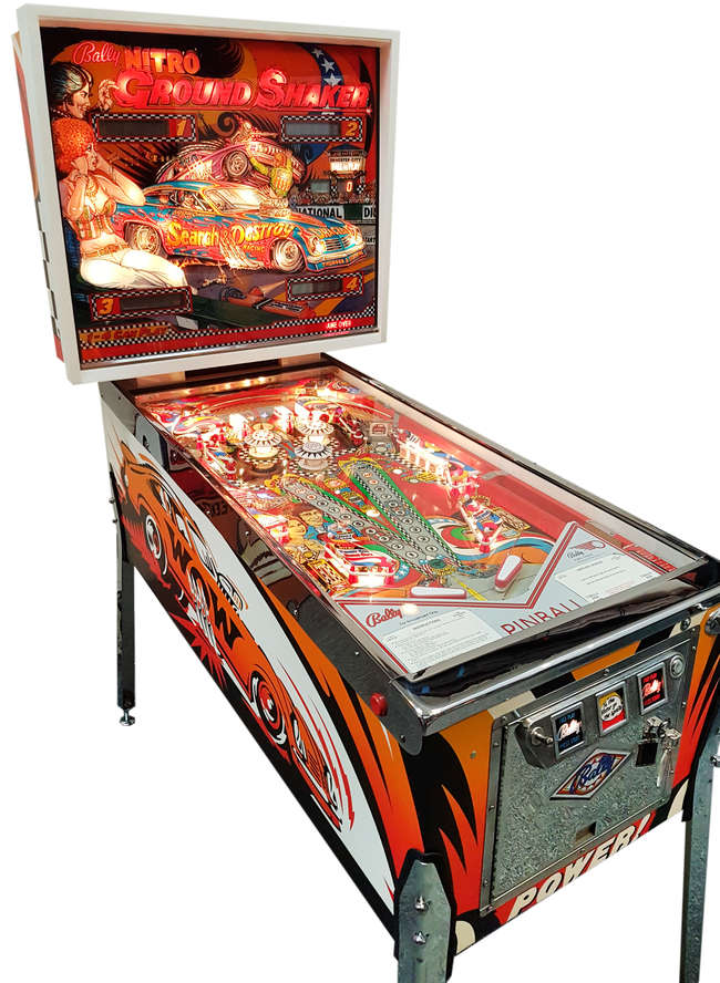 1980 'Nitro Ground Shaker' Pinball Table-Auction Lot