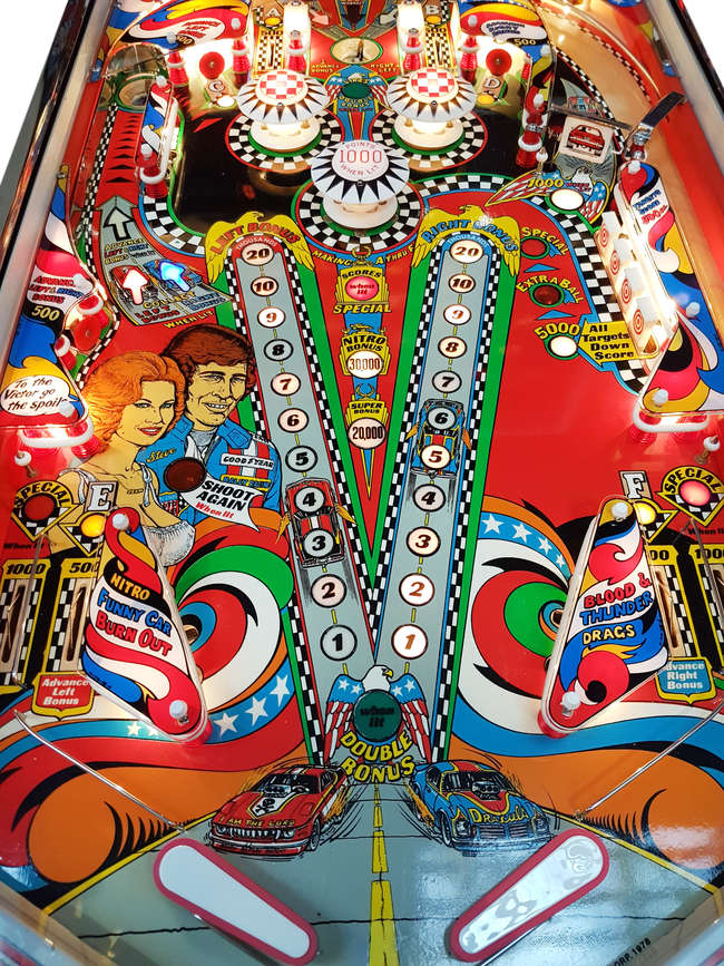 1980 'Nitro Ground Shaker' Pinball Table-Auction Lot