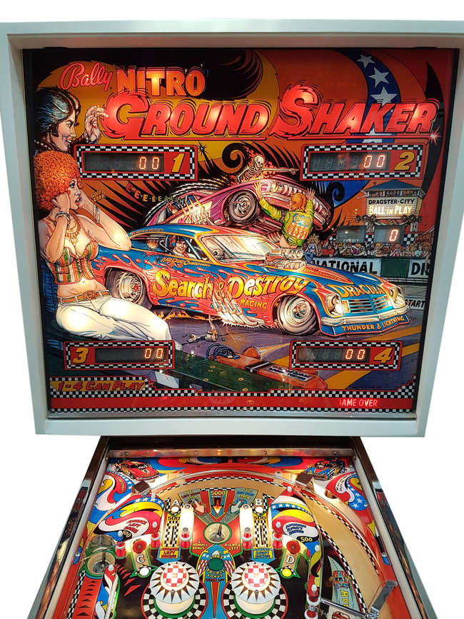 1980 'Nitro Ground Shaker' Pinball Table-Auction Lot