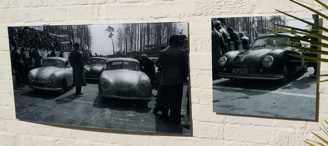 Porsche 356 Split Screen Photographs on Aluminium-Sold