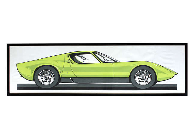 Lamborghini Muira Watercolour-Sold