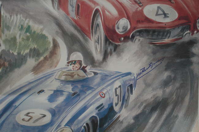 Ferrari Le Mans artwork-Sold