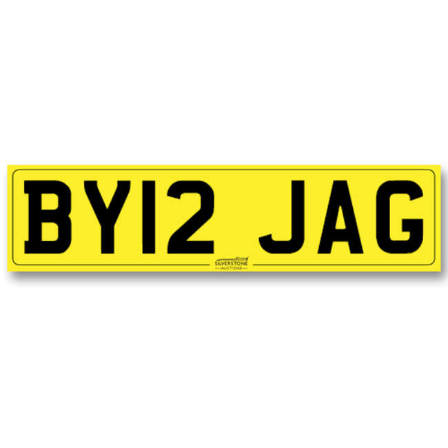Registration Number BY12 JAG-Auction Lot
