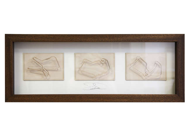*Charity Lot* Silverstone 'Evo' Wooden Race Track Sculpture -Sold