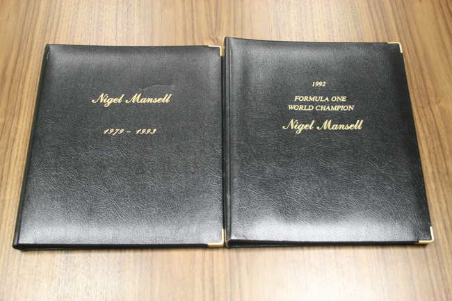 Nigel Mansell Photo Albums-Sold
