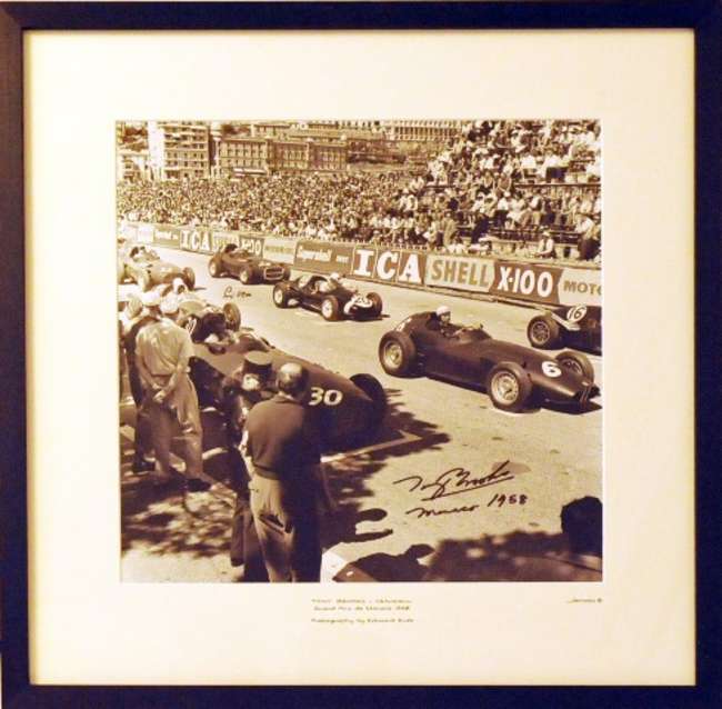 Tony Brooks-Vanwall Print-Sold