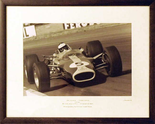 Jim Clark British GP Silverstone 1967 Print-Sold