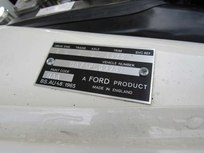1966 Ford Lotus Cortina Mk I-Auction Lot
