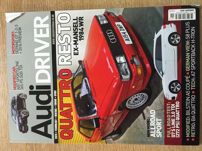 1984 Audi Quattro - ex Nigel Mansell CBE-Sold