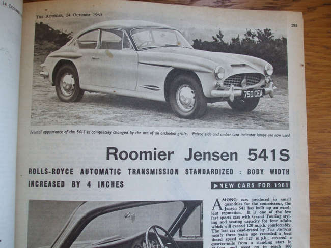 1960 Jensen 541S -Sold