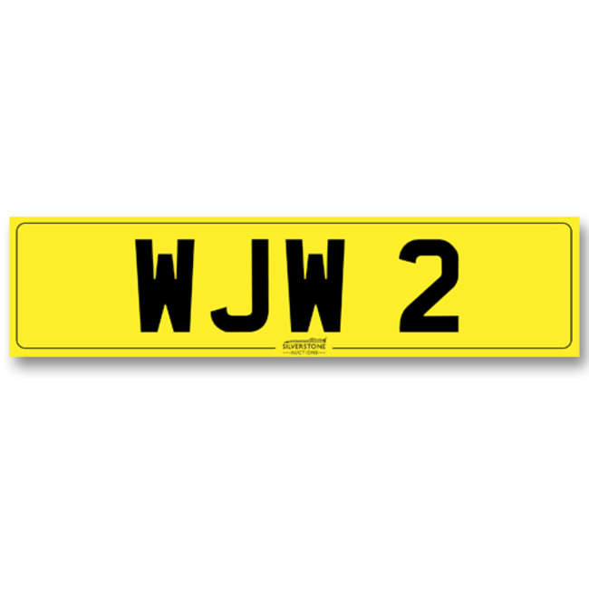 A Number Plate - 