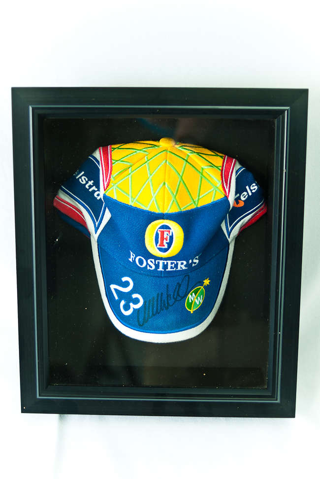 Mark Webber cap-Auction Lot