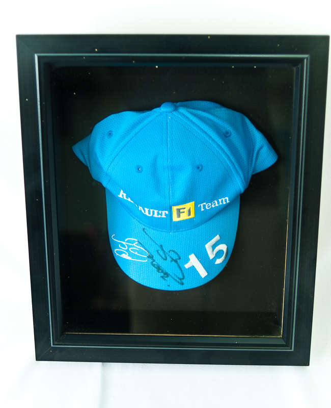 Jenson Button signed 2002 Beneton cap-Auction Lot