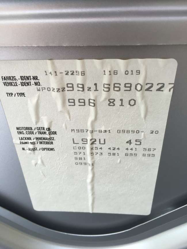 2001 Porsche 911 (996) GT3 - Gen I-Sold