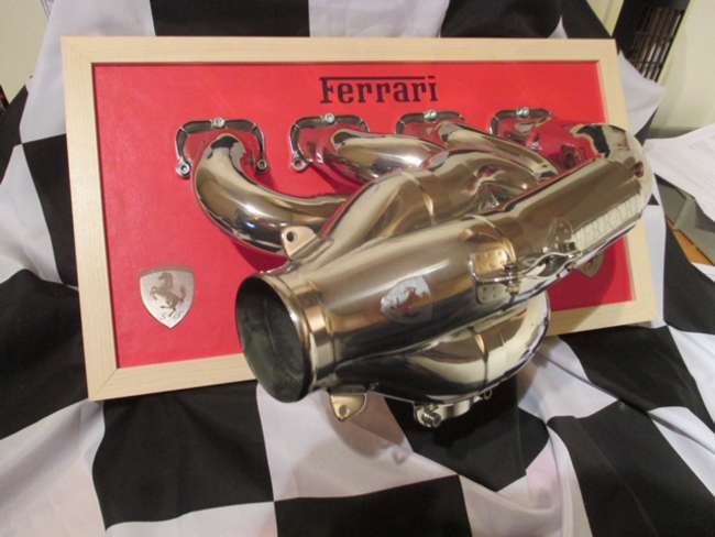 F1 Ferrari V8 exhaust manifold-Sold