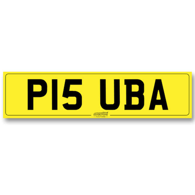  Registration Number  P15 UBA-Auction Lot