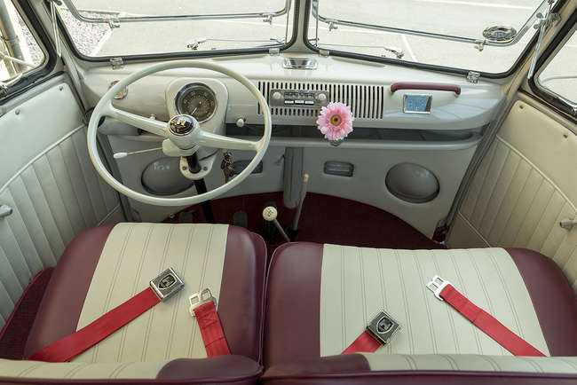 1966 VW Type 2 (T1) Microbus Deluxe 'Samba'-Sold