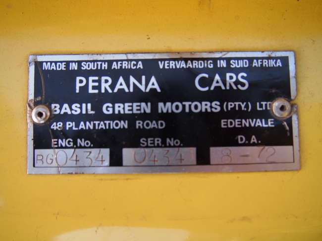 1972 Ford Capri 'Perana V8'-Auction Lot