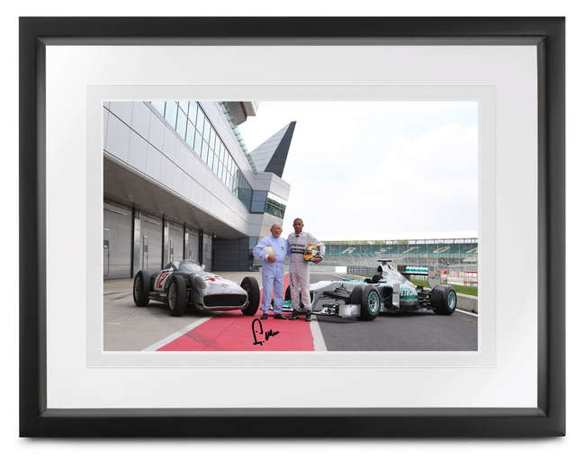 Mercedes Champions, signed Sir Stirling Moss OBE-Sold