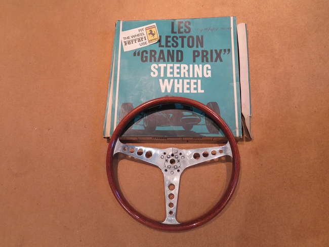 Unused Les Leston steering wheel-Auction Lot