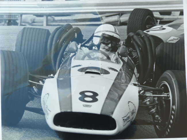 John Surtees CBE at Monaco 1968-Sold