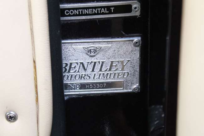 1996 Bentley Continental T-Sold