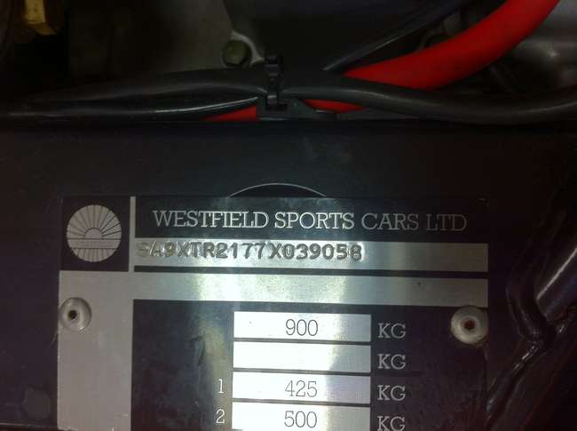 2009 Westfield XTR2-Auction Lot