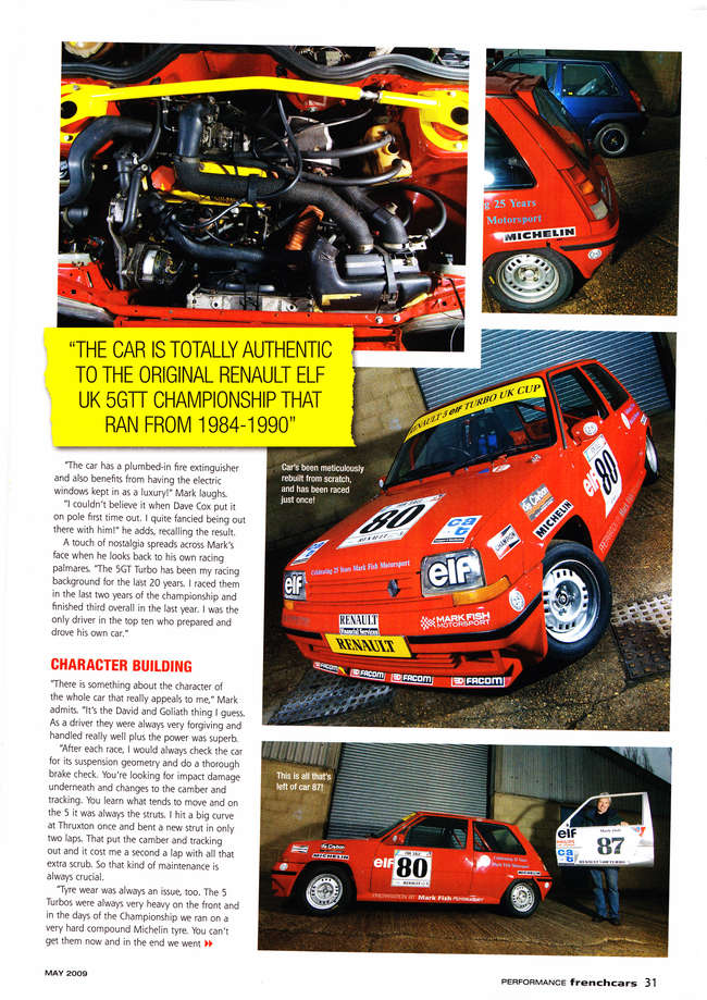 1987 Renault 5 GT Turbo-Sold