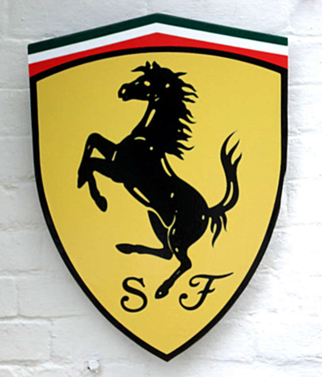 Printed Ferrari Scuderia Sign-Sold