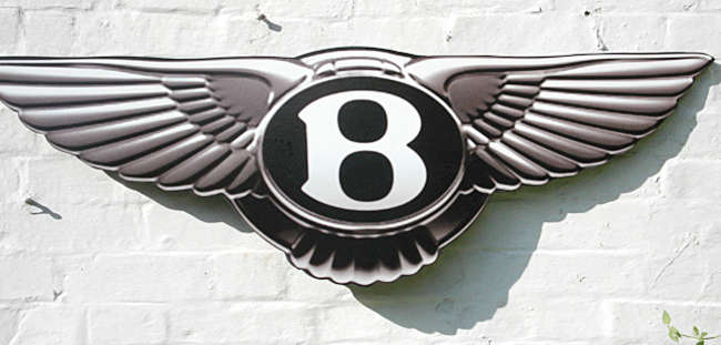 Printed Bentley Wings Sign-Sold