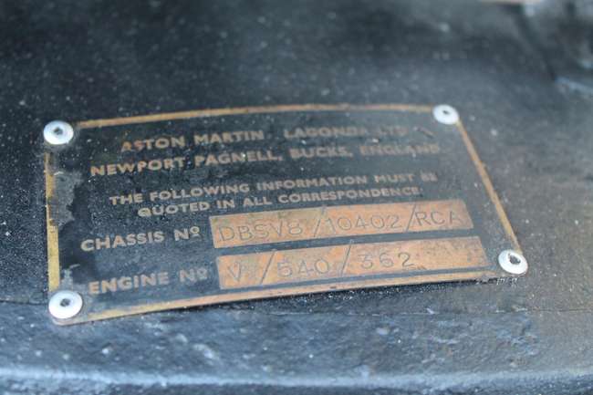 1972 Aston Martin DBS V8-Auction Lot