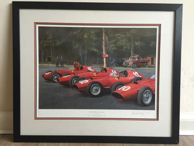 'Thoroughbreds in the Paddock'-Sold
