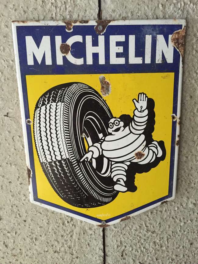 Michelin Tyres Wall Sign-Sold